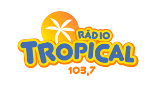 Logo da Rádio Tropical 103,7, organização atendida pela Avance Consultoria
